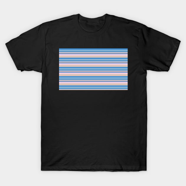 Cherry Blossom Face Stripes T-Shirt by ellenhenryart